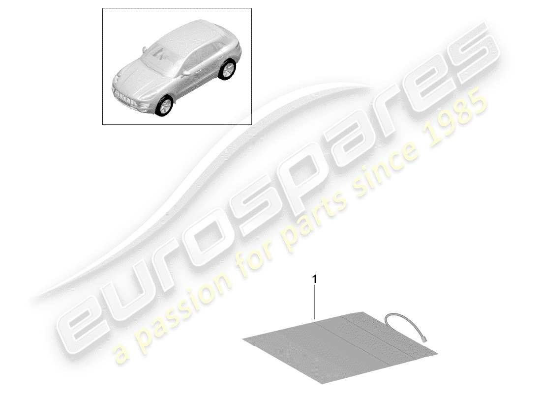 porsche macan (2018) seat occupant recognition part diagram