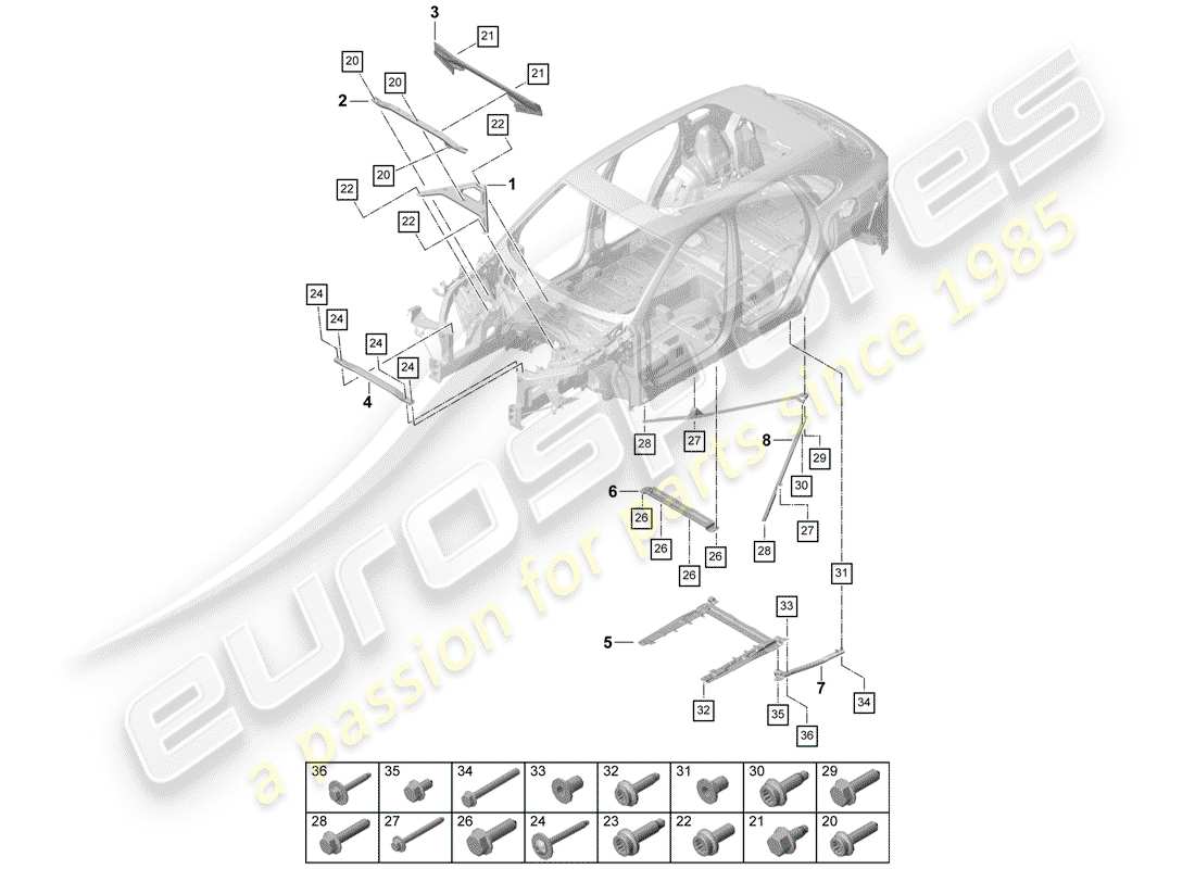 part diagram containing part number paf00490700