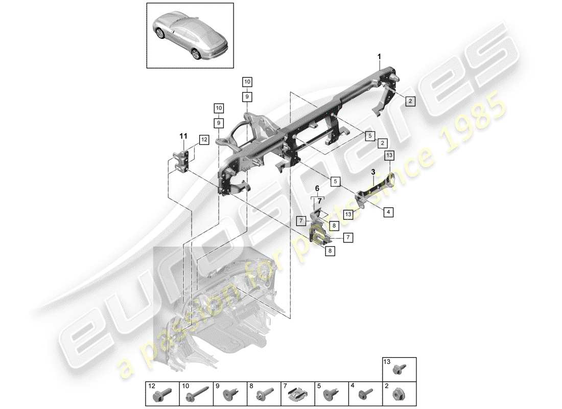 part diagram containing part number 971857011d