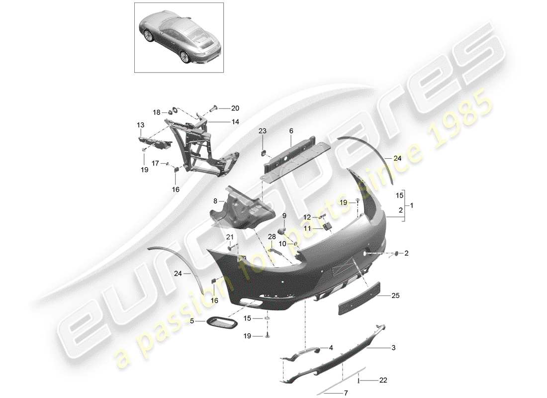 part diagram containing part number 99950718101