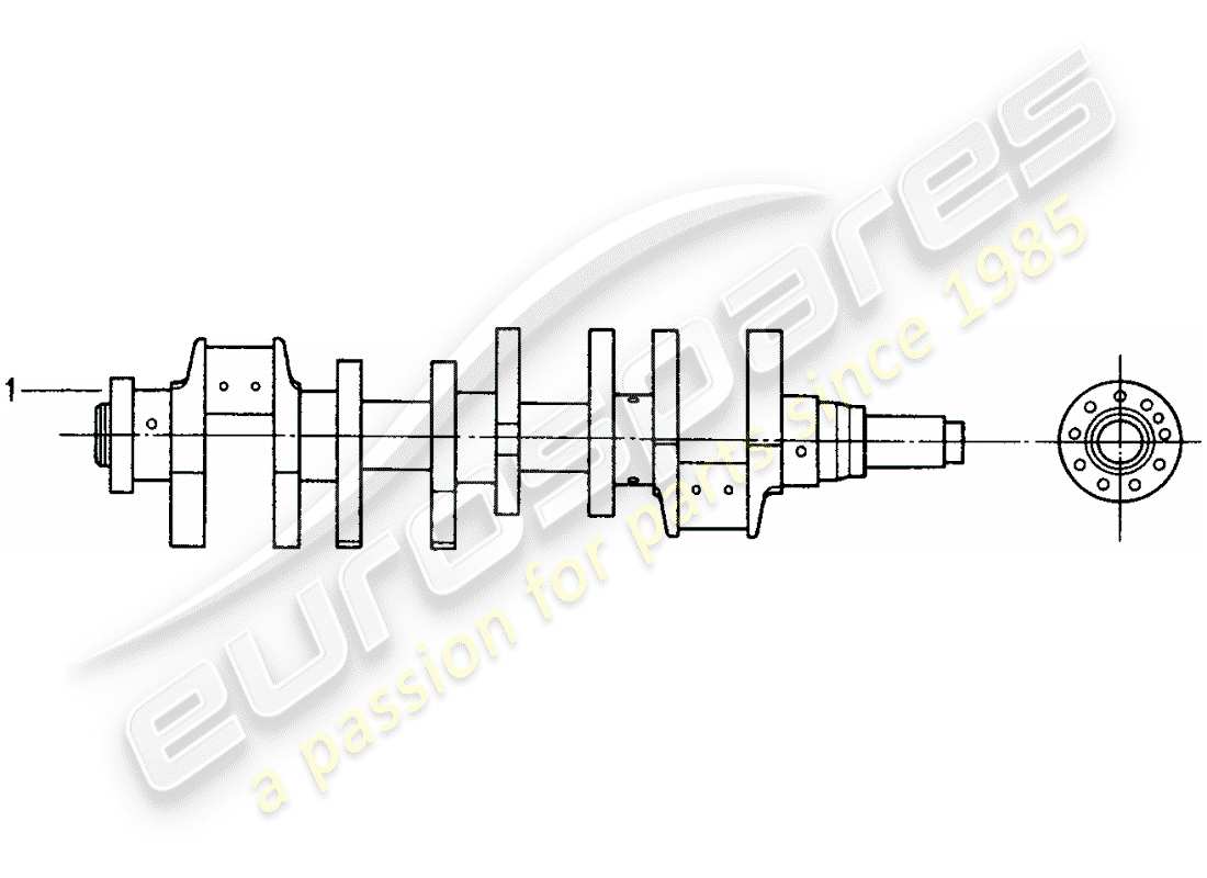 a part diagram from the porsche replacement catalogue (1979) parts catalogue