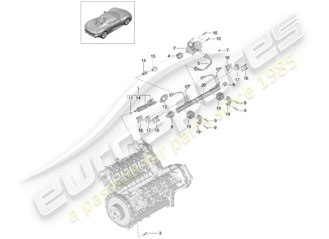 part diagram containing part number 91811042500