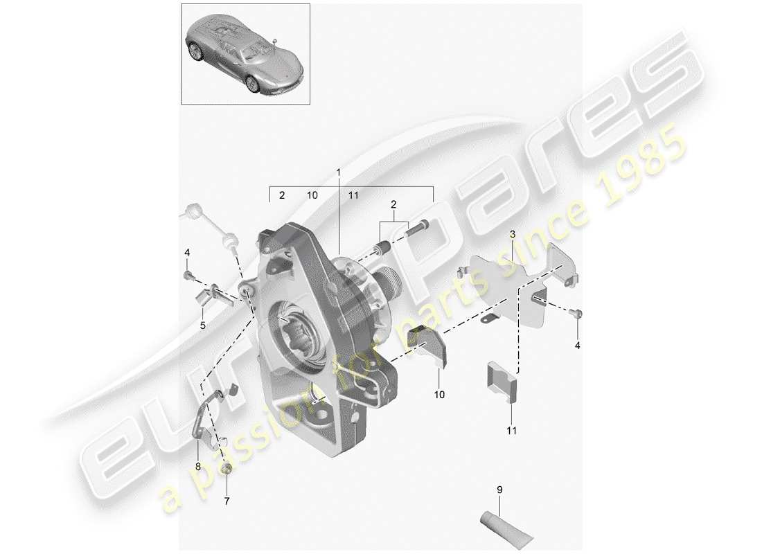 part diagram containing part number 91860940800