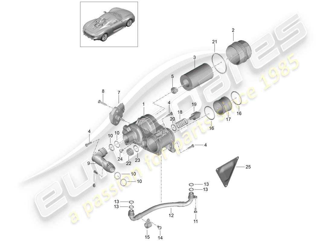 part diagram containing part number 99970754340