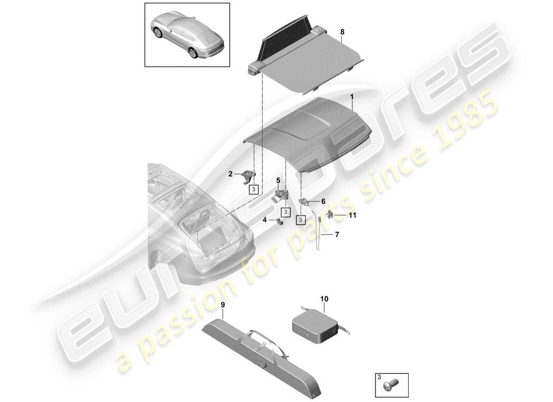 part diagram containing part number n 91176801