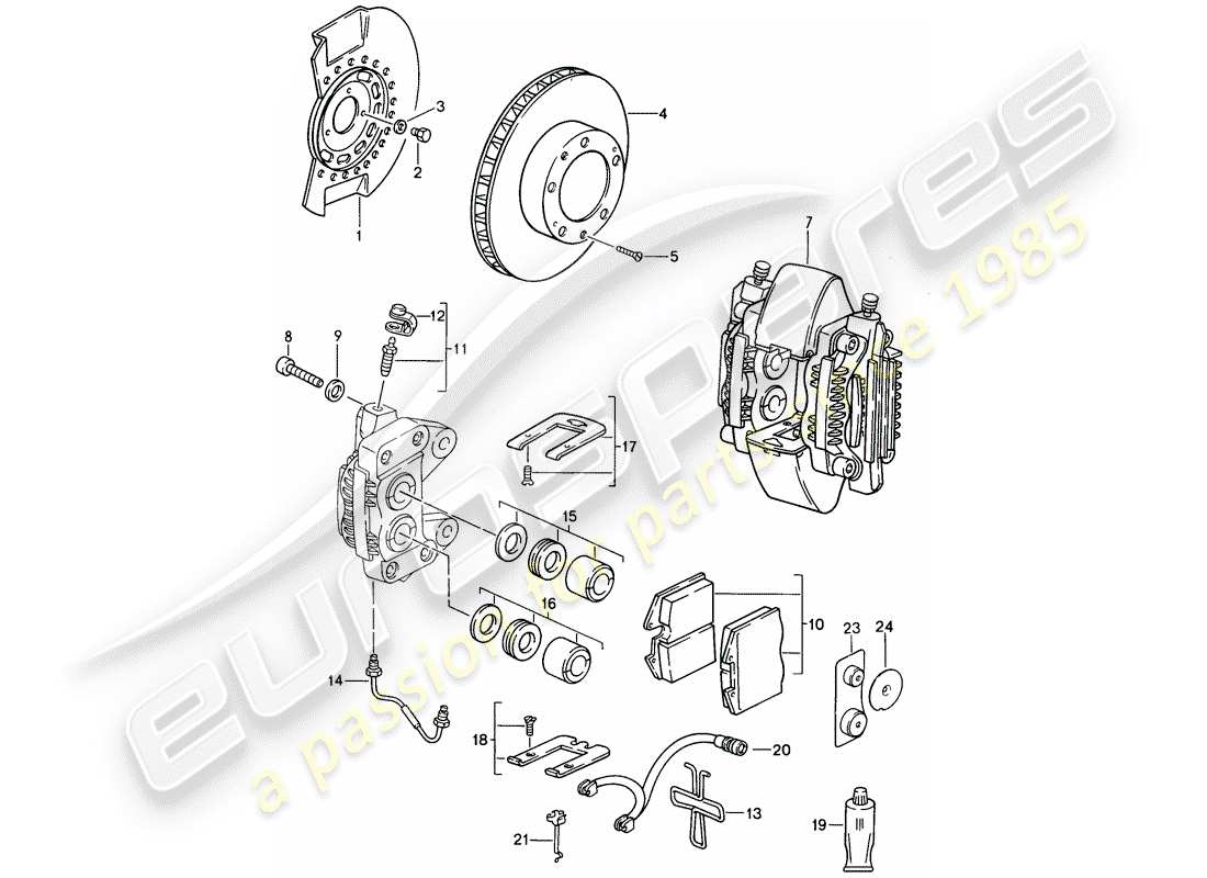 part diagram containing part number 96535104101