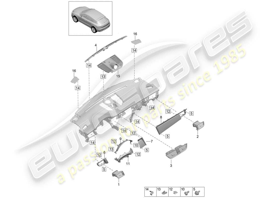 part diagram containing part number 95b854397j