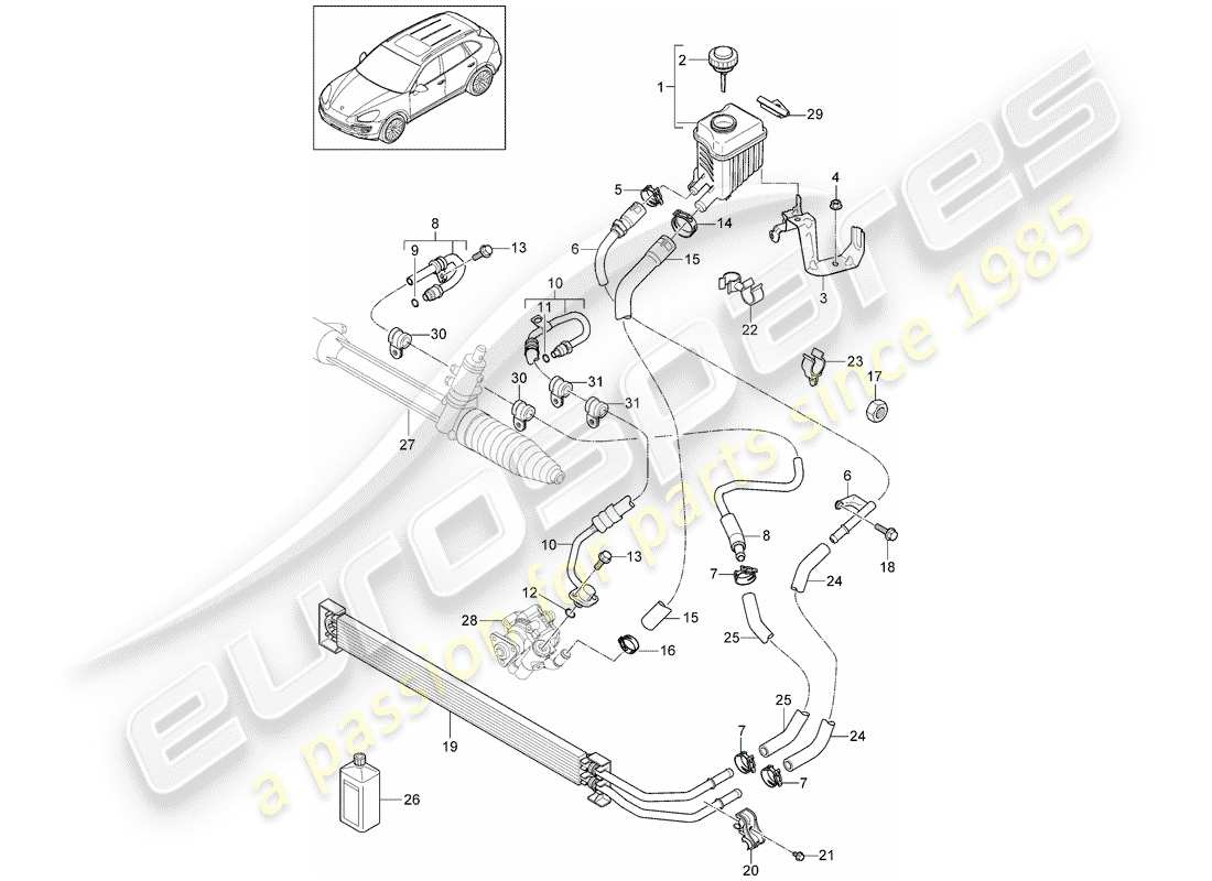 part diagram containing part number 95834745142