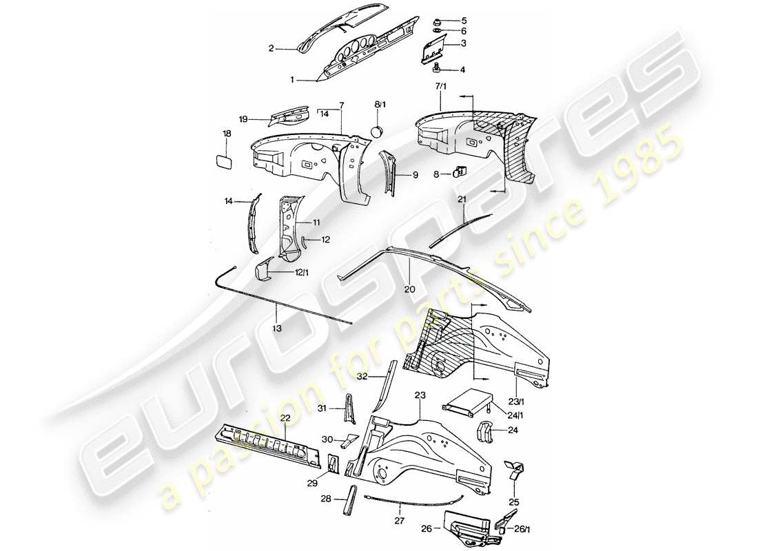 part diagram containing part number 93050103301