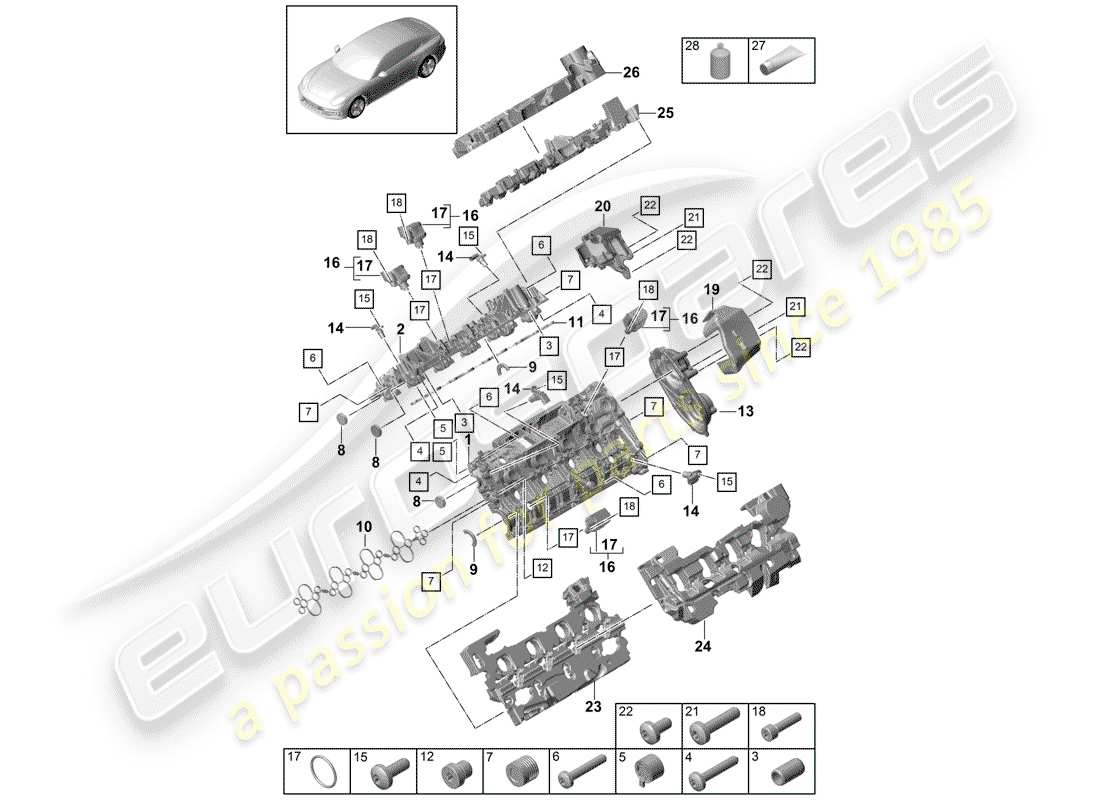 part diagram containing part number n 90809103