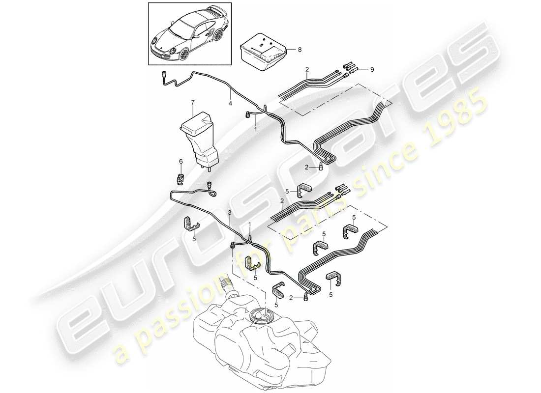 part diagram containing part number 99720127100