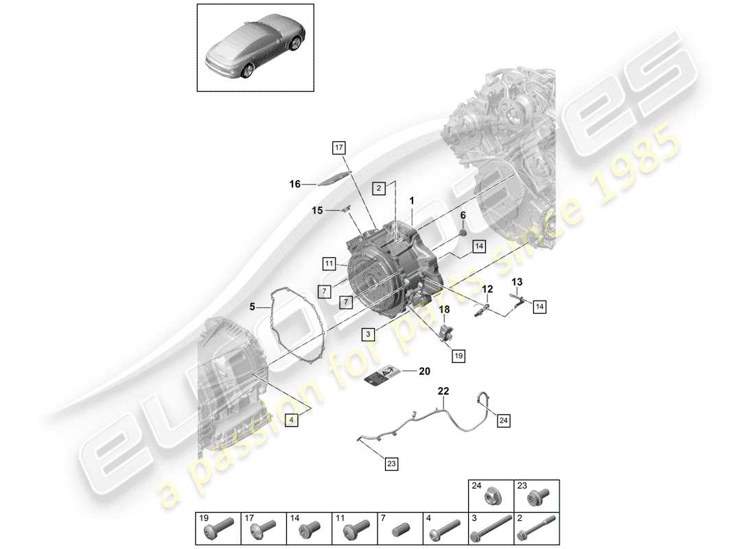 part diagram containing part number paf912794