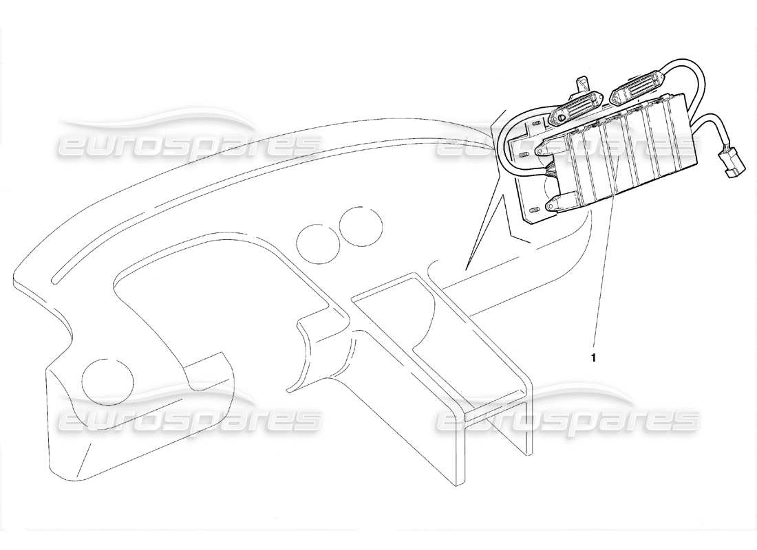 lamborghini diablo se30 (1995) electrical system (from se 080-150) part diagram