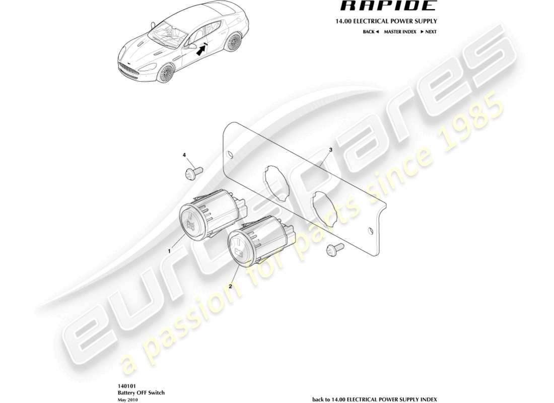 part diagram containing part number 6g33-10b774-ba