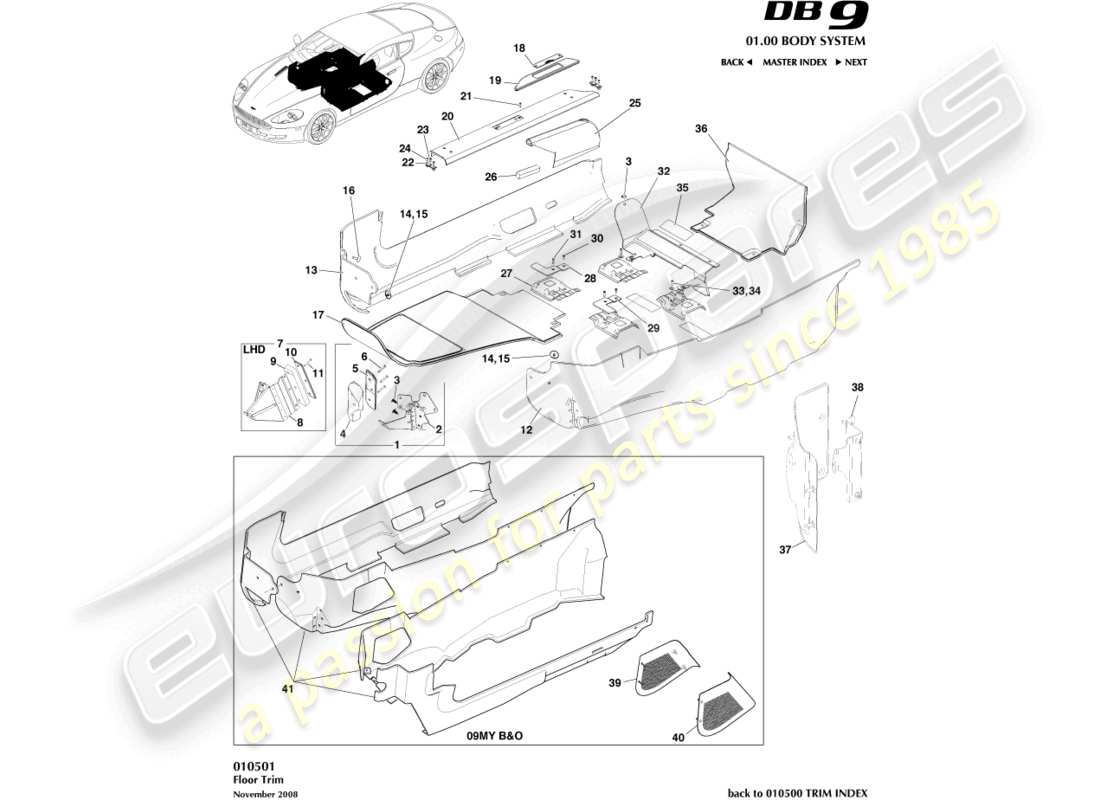 part diagram containing part number 6g33-e801202-aa