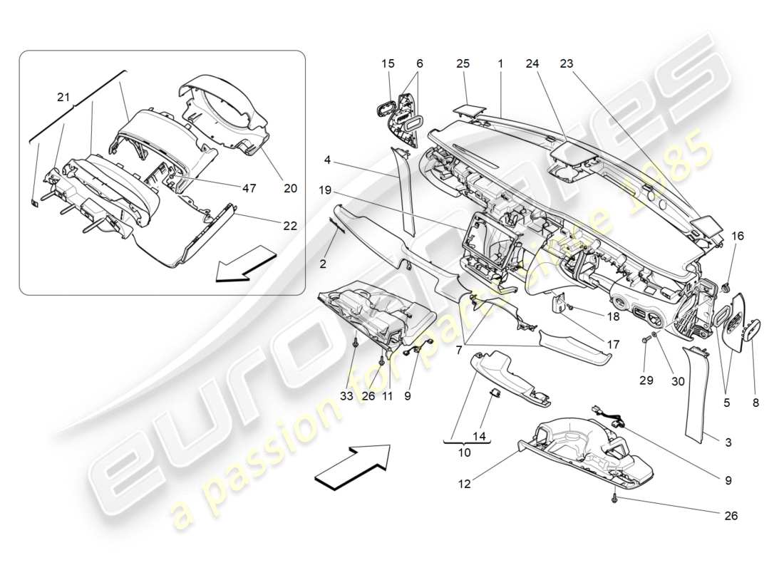 part diagram containing part number 670024855