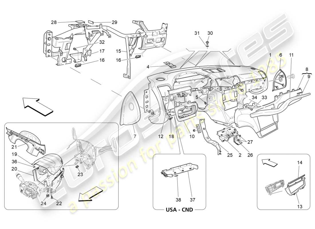 part diagram containing part number 89332300