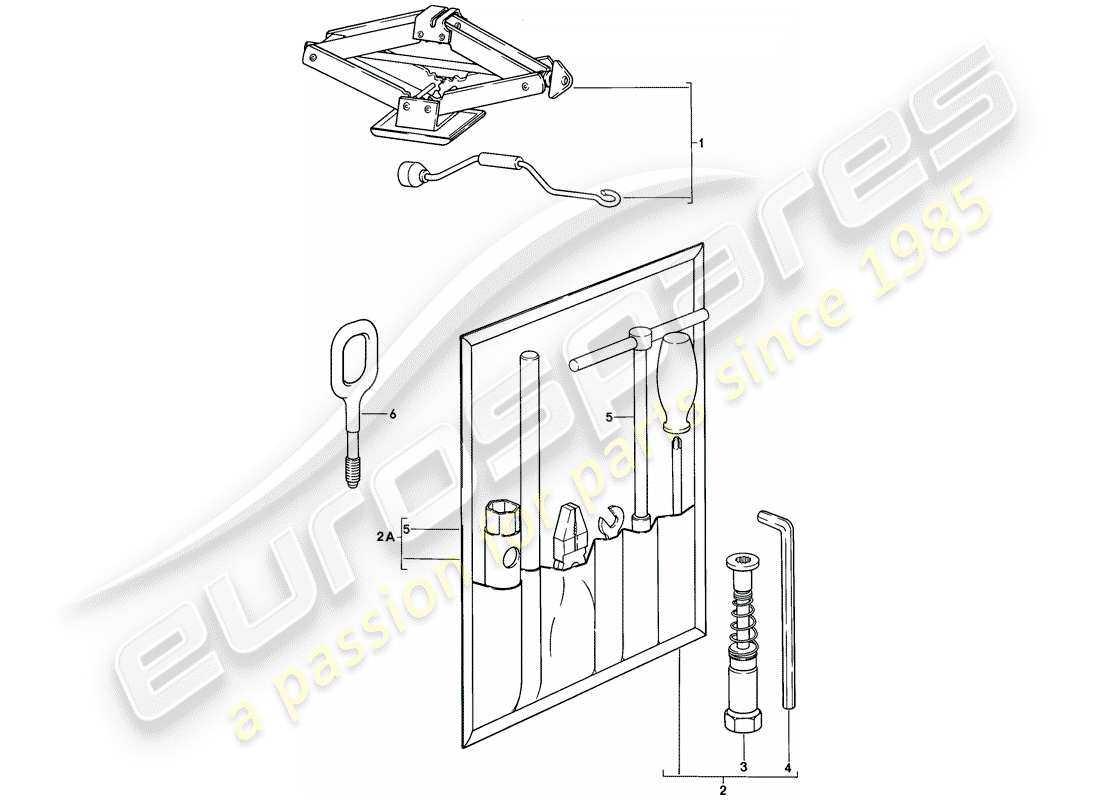 porsche 924 (1981) accessories - - weiteres zubehoer im classic - katalog (modell: cla) part diagram