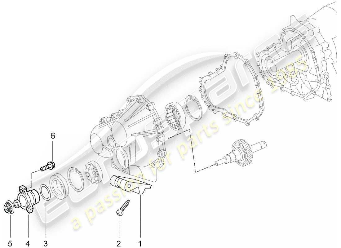 porsche 996 (2005) tiptronic - - 4 wheel drive part diagram