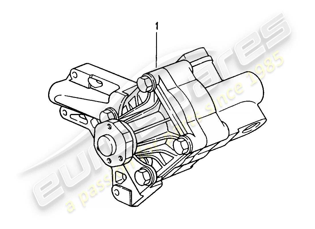 porsche replacement catalogue (2008) power-steering pump part diagram