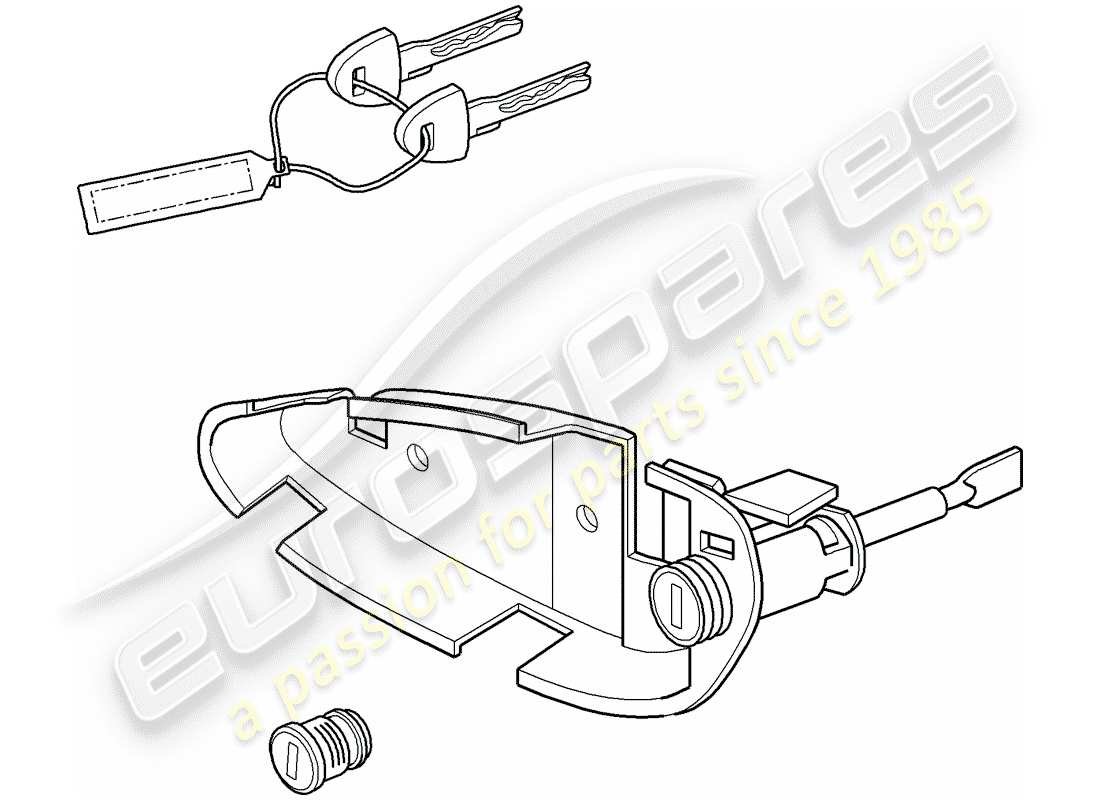 porsche 997 t/gt2 (2008) repair kits part diagram