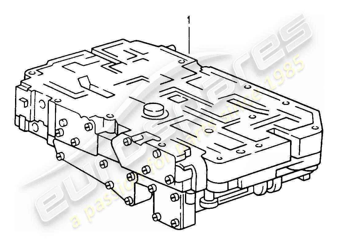 porsche replacement catalogue (1984) shift-valve body part diagram