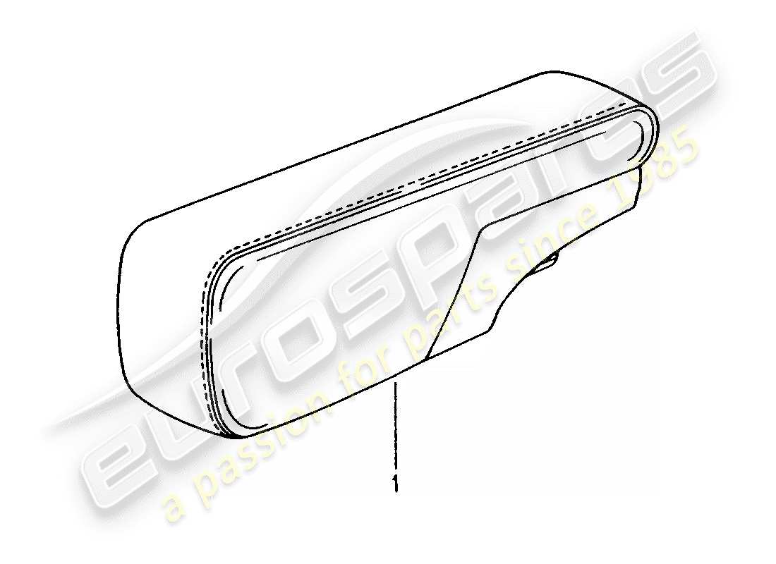 porsche tequipment catalogue (2011) armrest part diagram