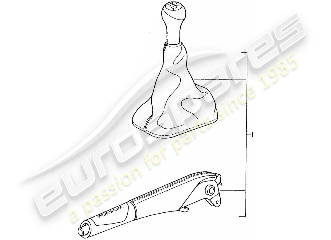 porsche tequipment catalogue (1991) set part diagram