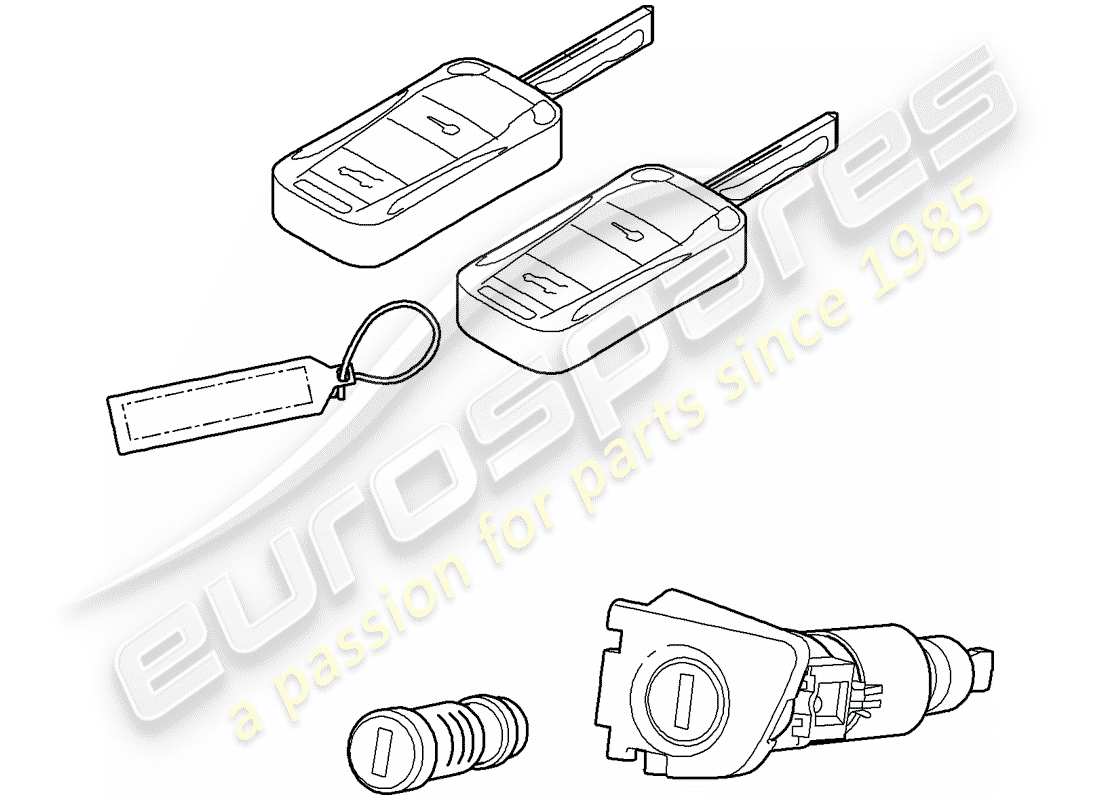 porsche cayenne (2010) repair kits part diagram