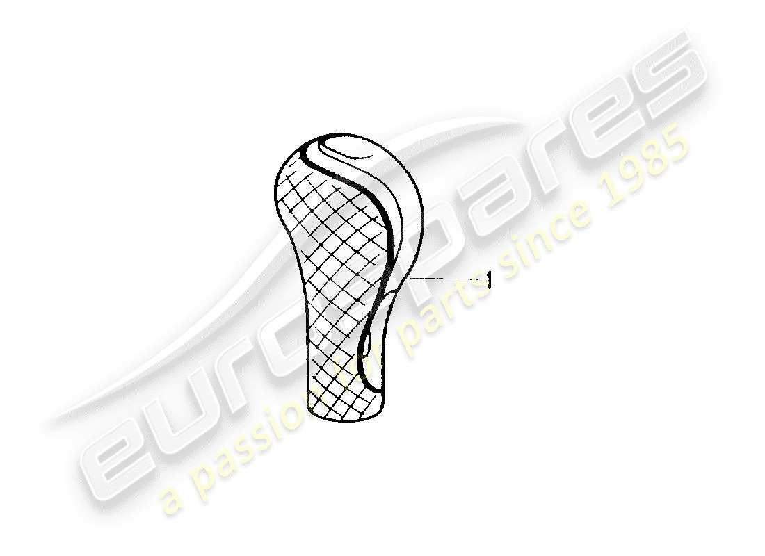 porsche tequipment catalogue (1999) selector lever part diagram