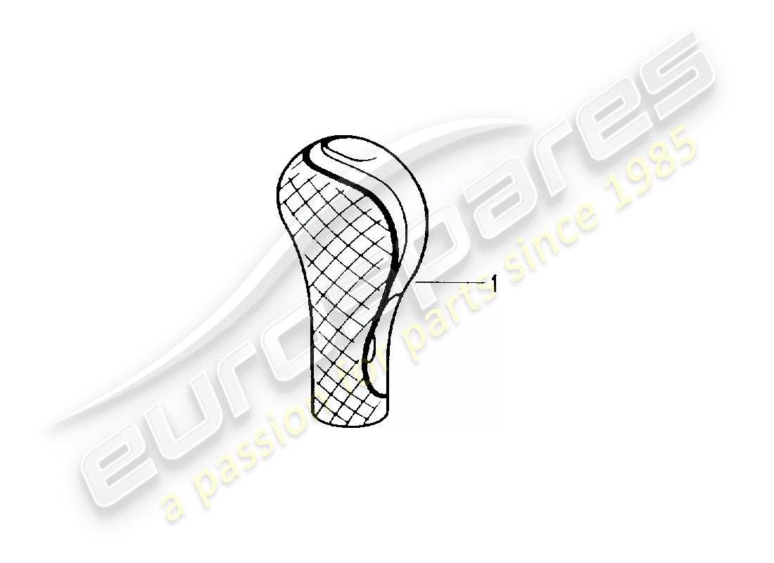 porsche tequipment catalogue (2004) selector lever part diagram