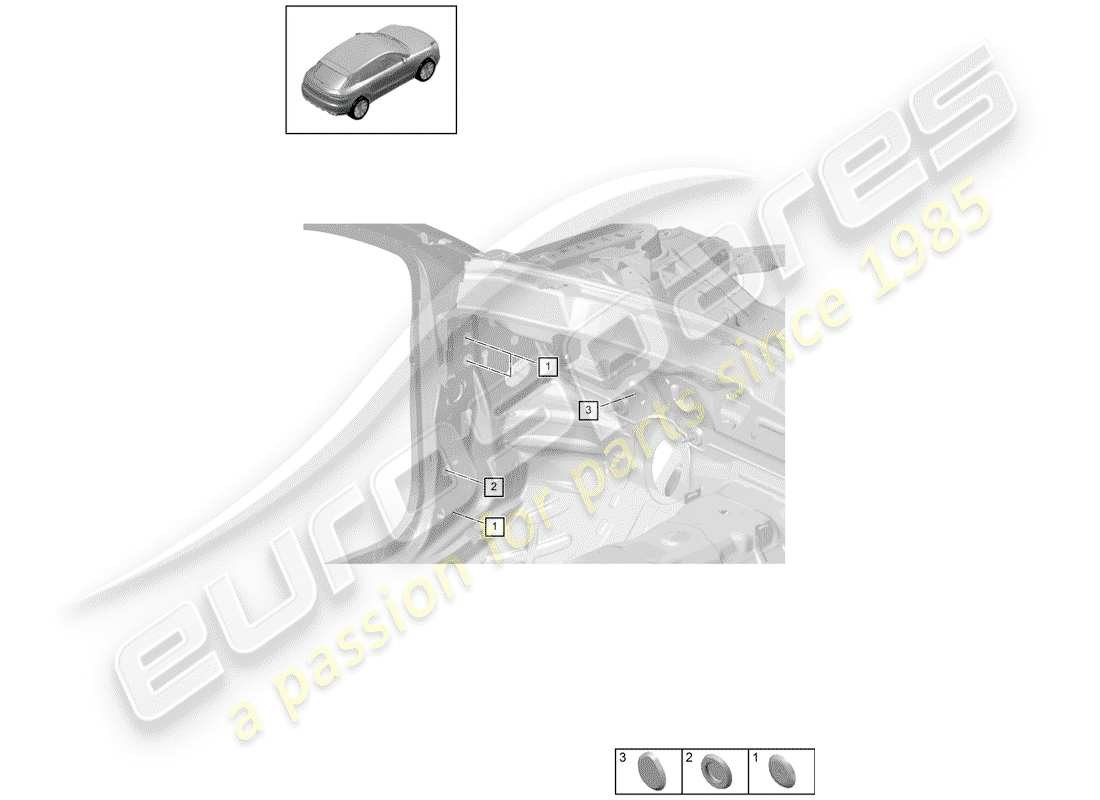 porsche macan (2020) plug part diagram