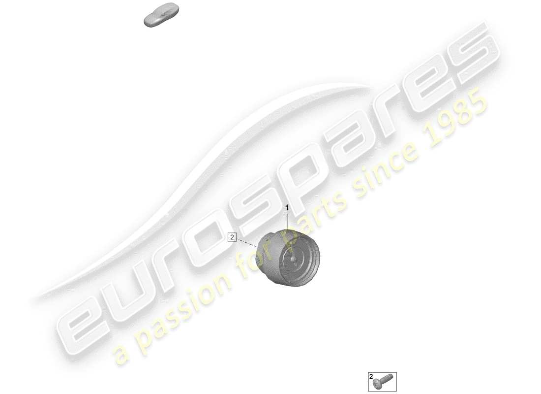 porsche 2020 digital clock part diagram