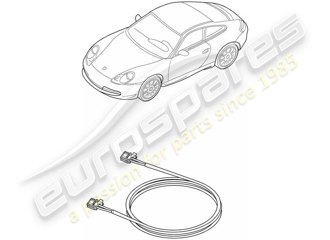 porsche 996 (2005) light fibre optic - d - mj 2003>> part diagram