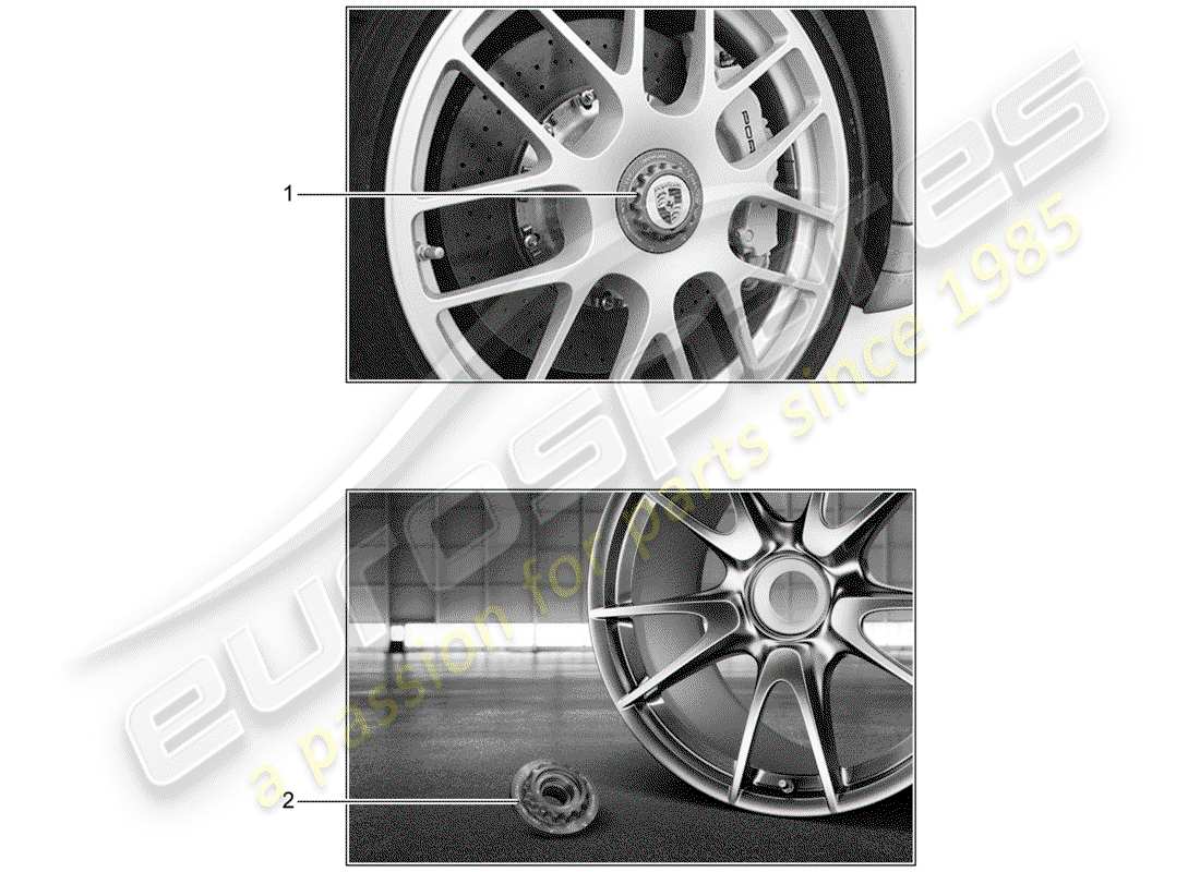 porsche tequipment catalogue (1992) central locking part diagram