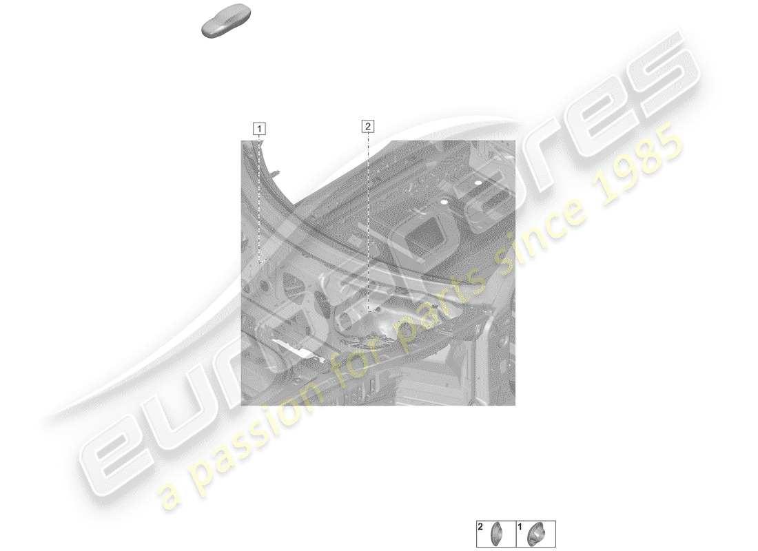 porsche 2020 plugs for body part diagram