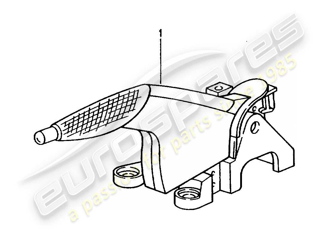 porsche tequipment catalogue (1987) hand brake lever part diagram