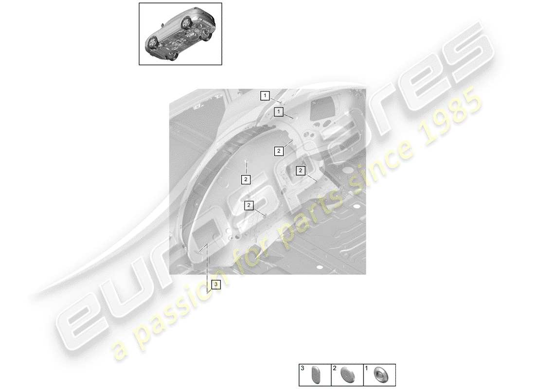 porsche cayenne e3 (2020) plug part diagram