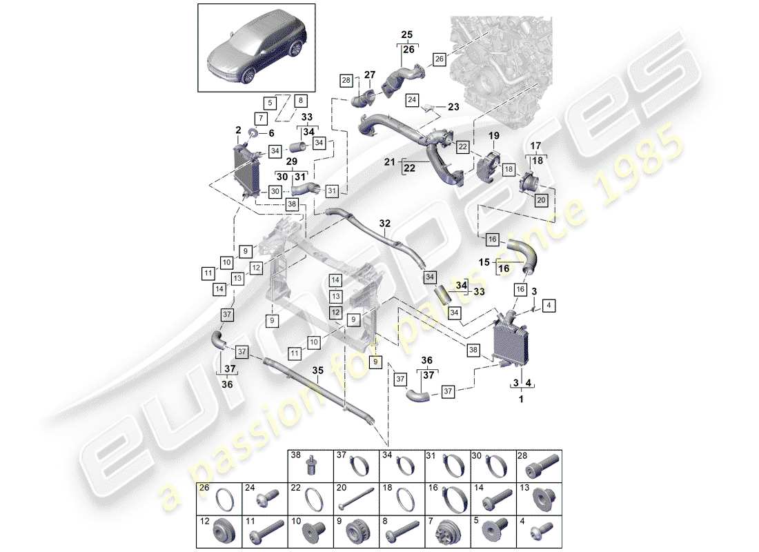 part diagram containing part number pab145804a