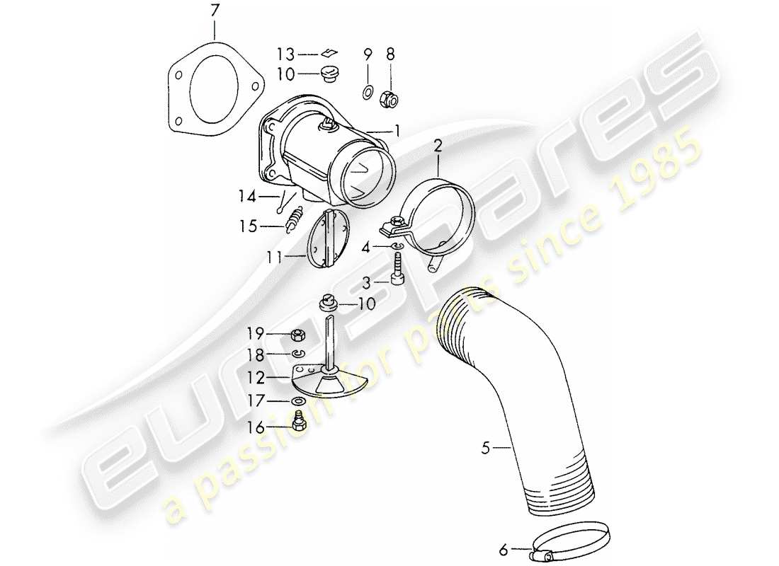 porsche 911 (1971) heating air supply - - - - d - mj 1970>> part diagram