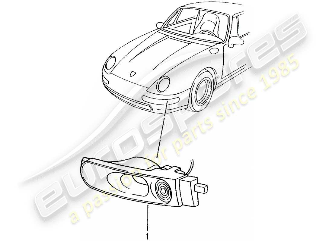 porsche tequipment catalogue (1999) cooling air system part diagram