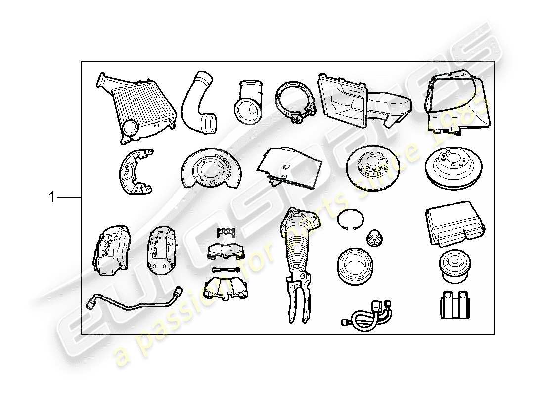 porsche tequipment cayenne (2017) engine part diagram