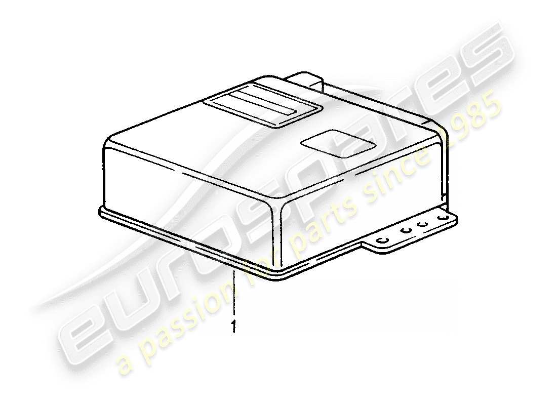 porsche replacement catalogue (2012) control units part diagram