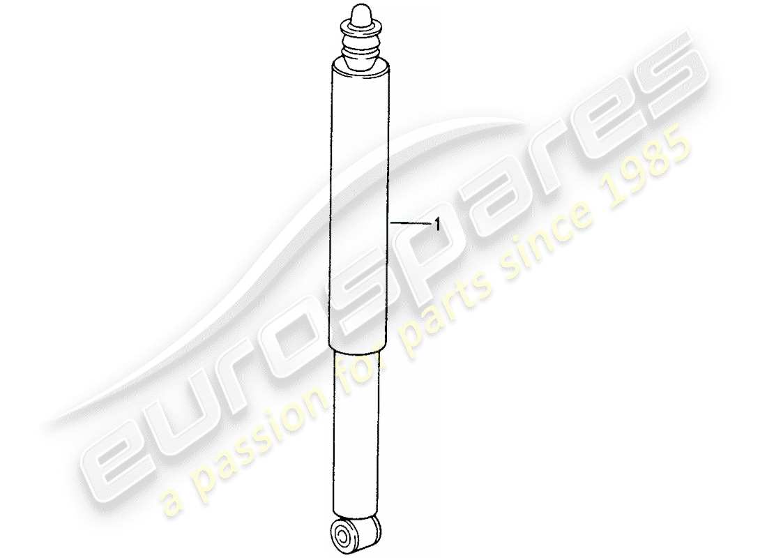 porsche replacement catalogue (2012) vibration damper part diagram