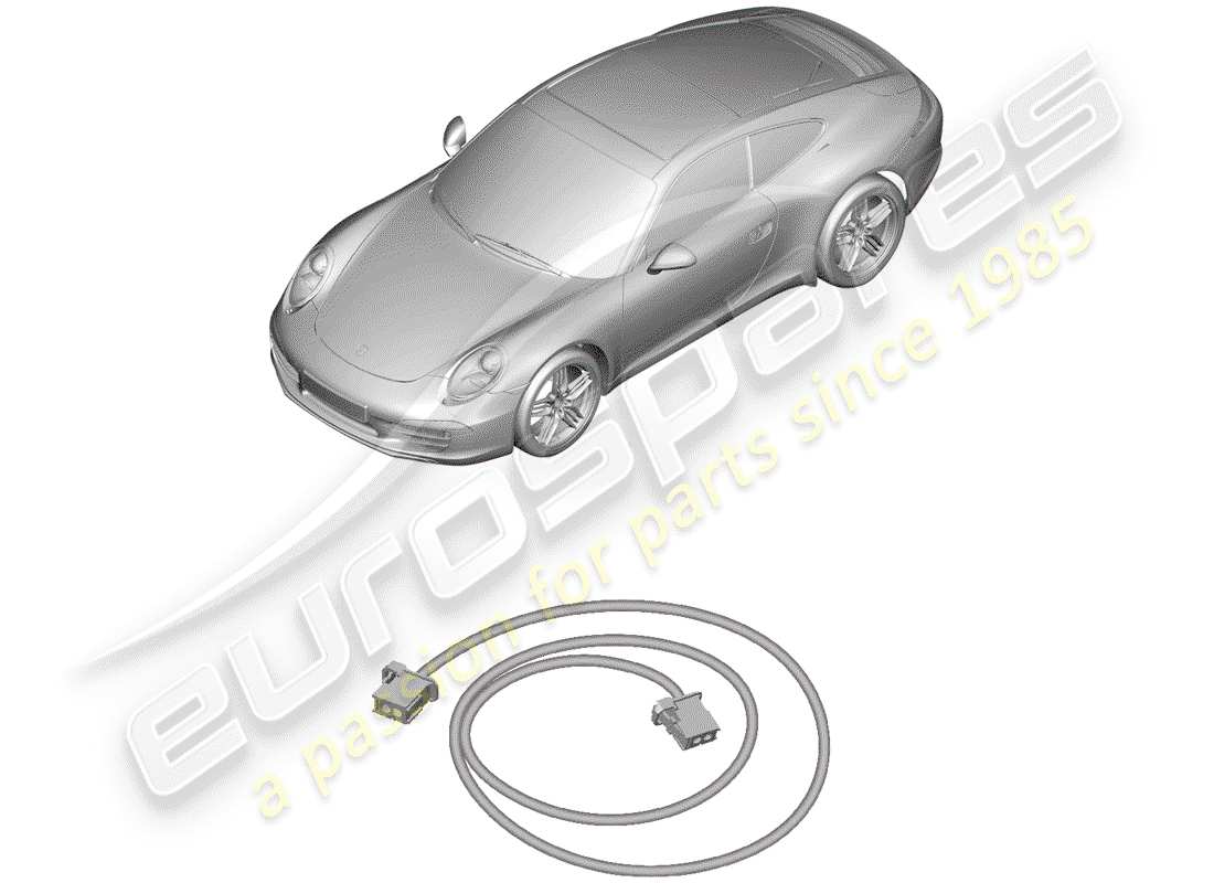 porsche 991 (2015) wiring harnesses part diagram