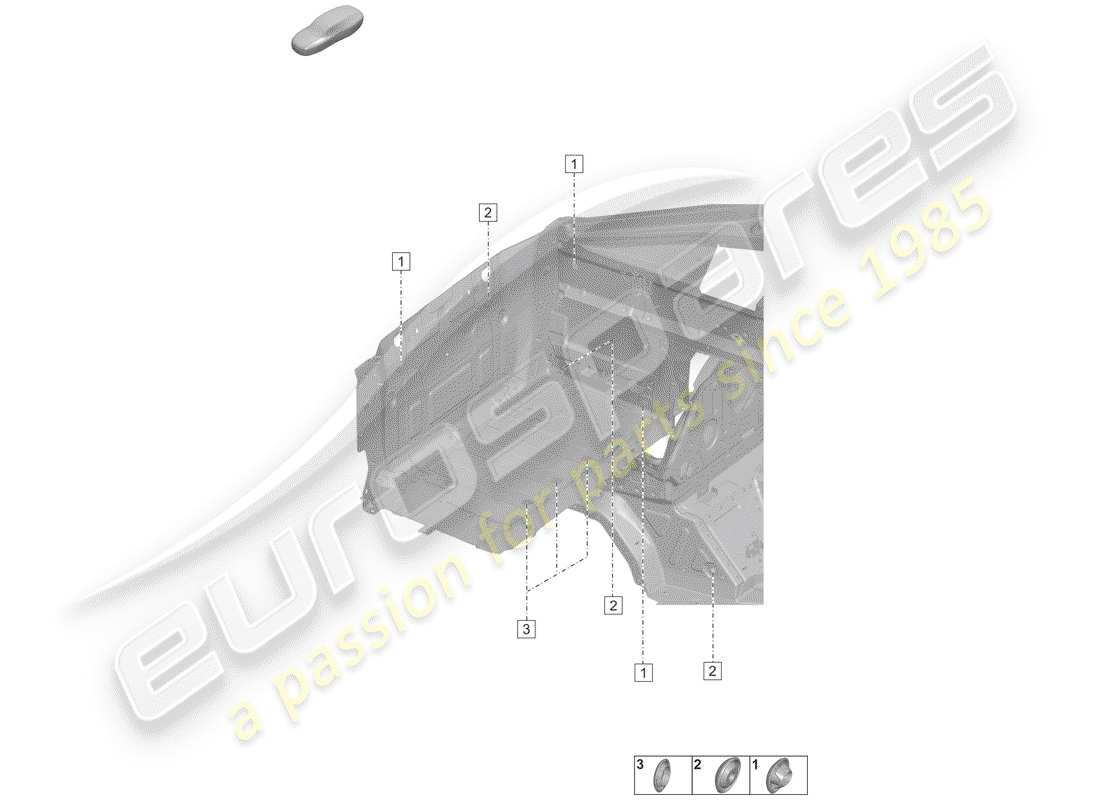 porsche 2020 plugs for body part diagram