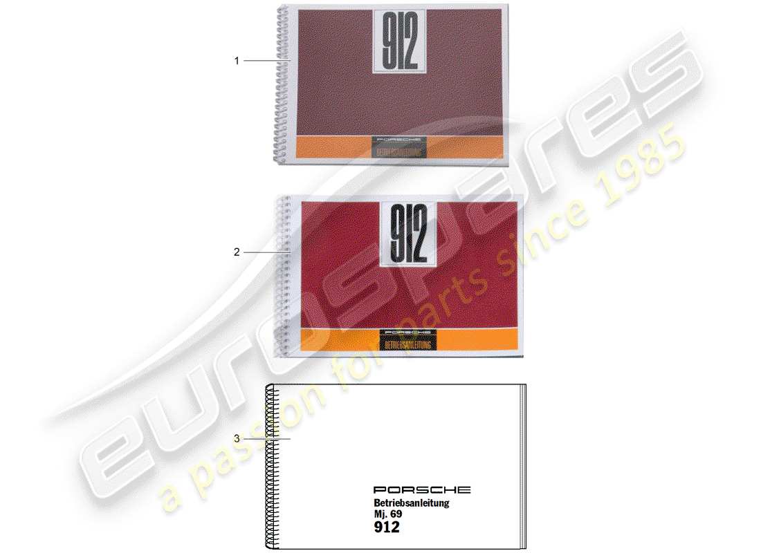 porsche after sales lit. (2010) instruction manual part diagram