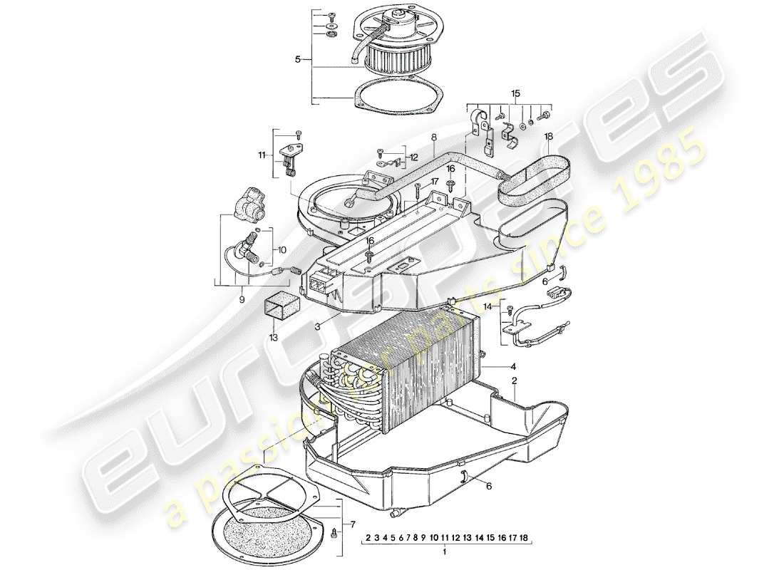 porsche 924 (1982) air conditioner - f >> 92-cn402 197 - f >> 92-cn450 831 - f >> 93-cn100 305 - f >> 93-cn100 305 - f >> 93-cn150 331 - f >> 93-bn700 458 part diagram