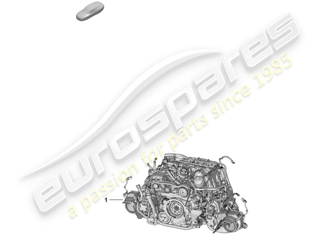 porsche 2020 replacement engine part diagram