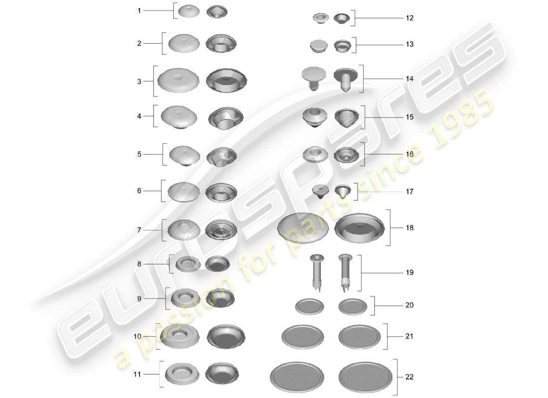 porsche 991 gen. 2 (2017) plug part diagram